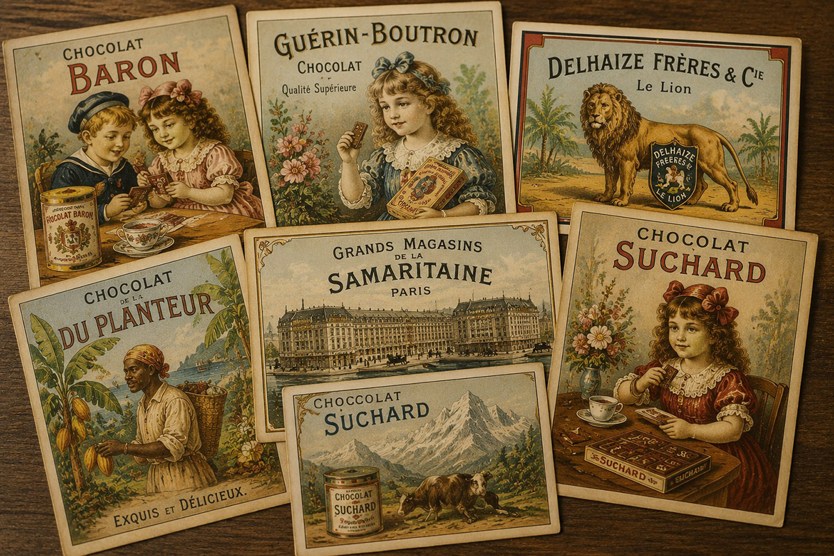 Vintage reclame- en verzamelkaarten